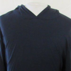 Two Blind Brothers Blue Hoodie Size XL Cotton/Rayon/Spandex Blend VERY SOFT EUC
